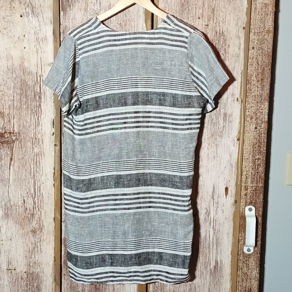 Italy Linen Stella Martini tunic lagen look resort wear quiet luxury S - Picture 8 of 11